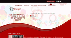 Desktop Screenshot of durgasbeautyparlour.com